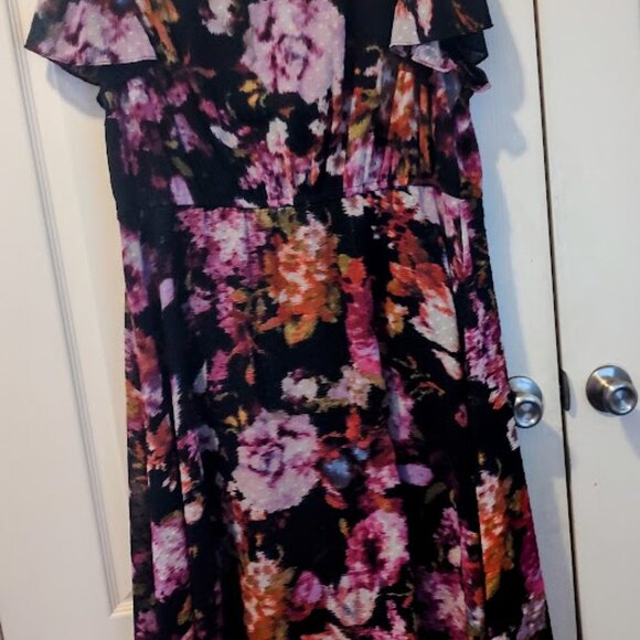 Gabby‎ Skye Floral High Low Dress Size 18W - Picture 3 of 5